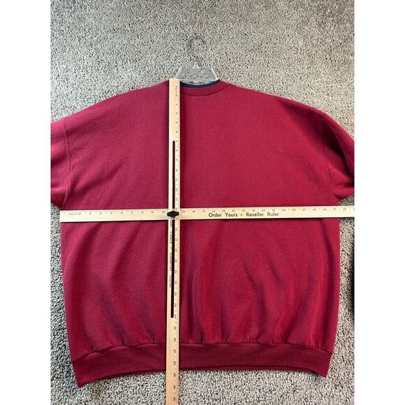 VINTAGE 90s Grandma Sweatshirt Womens 2X Red Teddy Bears Love Pullover Ladies * - Picture 7 of 10